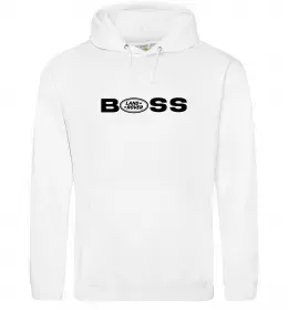 Женская толстовка (худи) Land Rover logo Черный фото