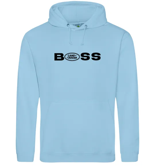 Женская толстовка (худи) Land Rover Boss Голубой фото