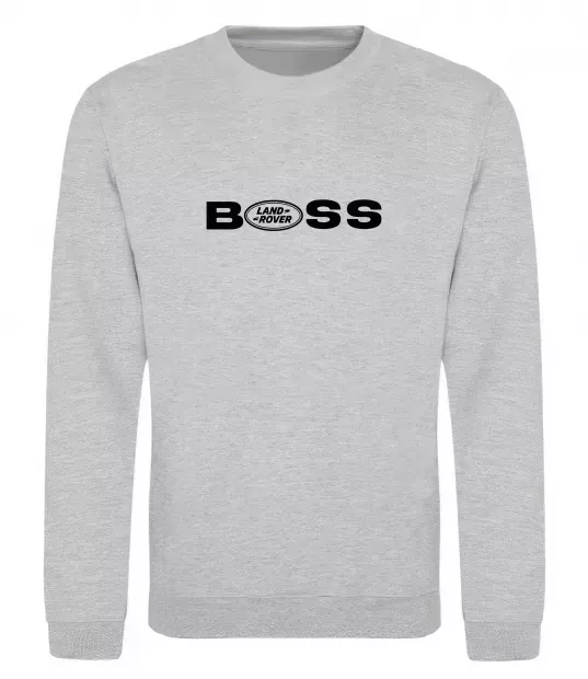 Свитшот Land Rover Boss Серый меланж фото