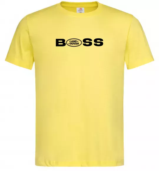 Чоловіча футболка Land Rover Boss Лимонний фото