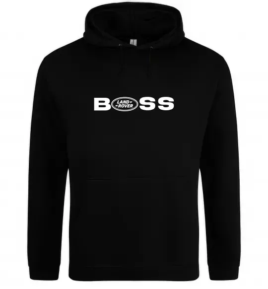 Мужская толстовка (худи) Land Rover Boss Черный фото