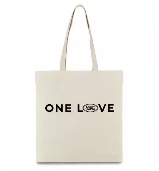 Еко-сумка Land Rover one love Бежевий фото