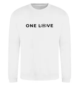 Свитшот Land Rover one love Белый фото