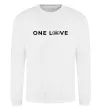 Свитшот Land Rover one love Белый фото