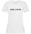 Женская футболка Land Rover one love Белый фото