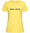 Женская футболка Land Rover one love Лимонный фото