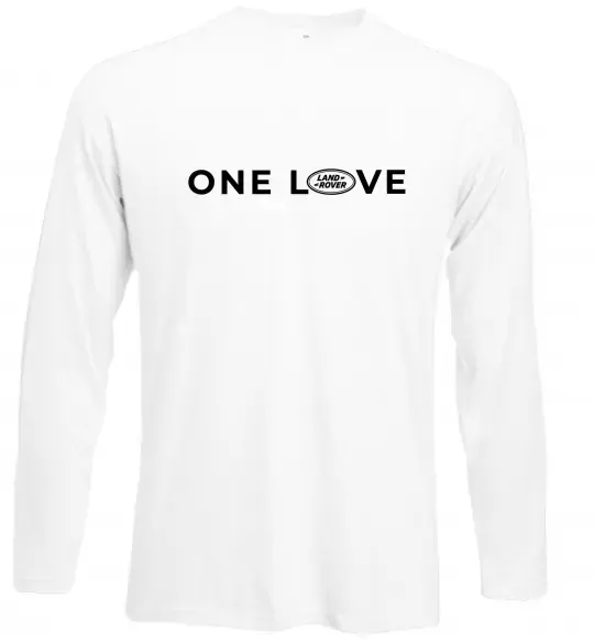 Лонгслів Land Rover one love Білий фото