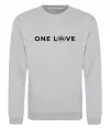Свитшот Land Rover one love Серый меланж фото