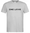 Мужская футболка Land Rover one love Серый фото