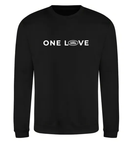 Свитшот Land Rover one love Черный фото