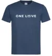 Мужская футболка Land Rover one love Темно-синий фото