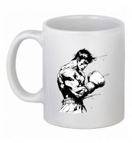 Чашка керамическая Боксер