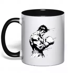 Чашка с цветной ручкой