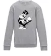 Детский Свитшот Боксер Серый меланж фото