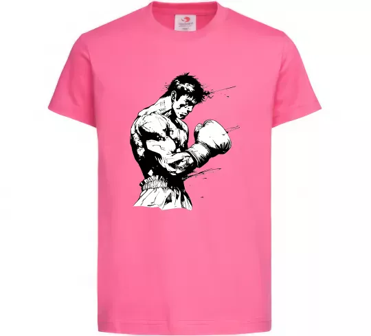 Дитяча футболка Боксер Яскраво-рожевий фото