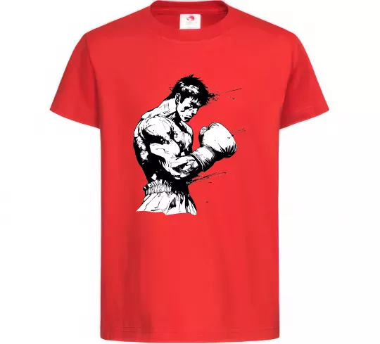 Дитяча футболка Боксер Червоний фото