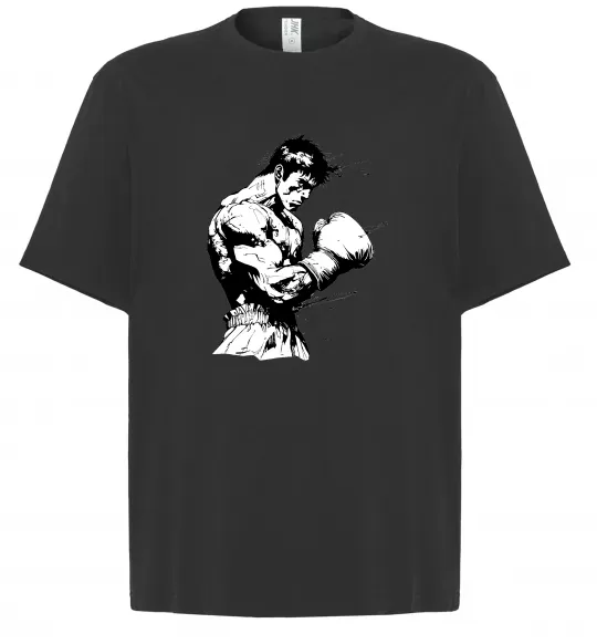 Футболка Оверсайз Боксер Черный фото