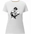 Жіноча преміум футболка Боксер Білий фото