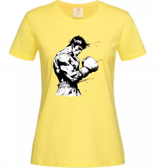 Женская футболка Боксер Лимонный фото