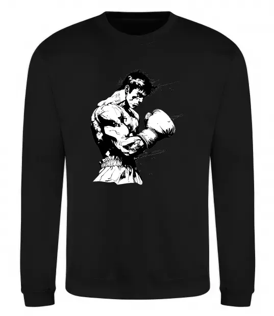 Світшот Боксер Чорний фото