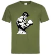 Мужская футболка Боксер Оливковый фото