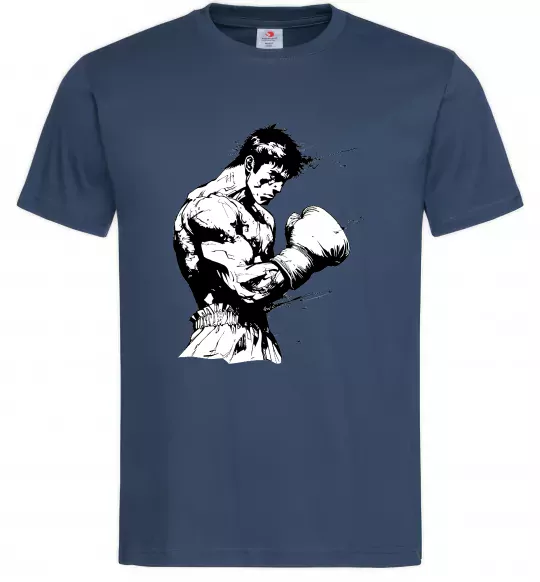 Мужская футболка Боксер Темно-синий фото