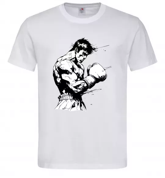 Мужская футболка Боксер Белый фото