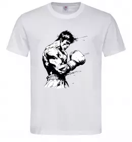 Мужская футболка Боксер Белый фото