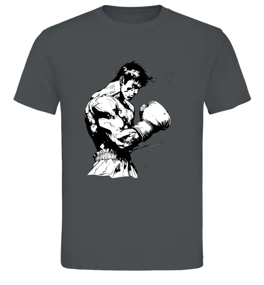 Мужская футболка Боксер Графит фото