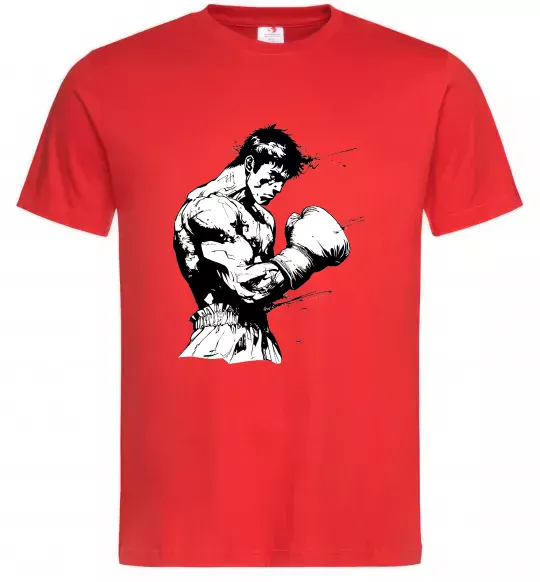 Мужская футболка Боксер Красный фото