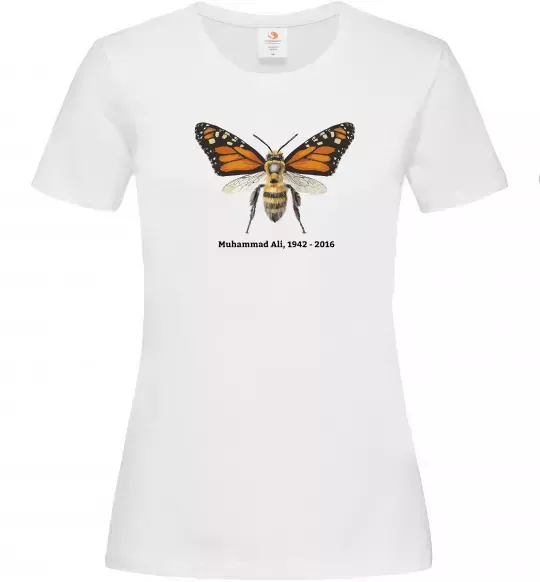 Женская футболка Muhammad Ali Белый фото
