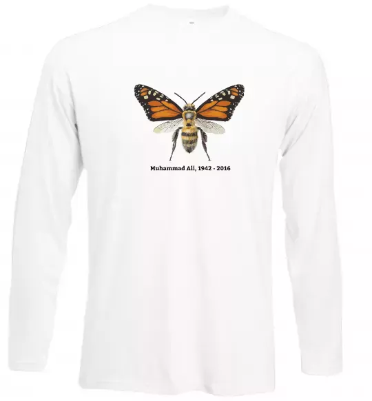 Лонгслив Muhammad Ali Белый фото