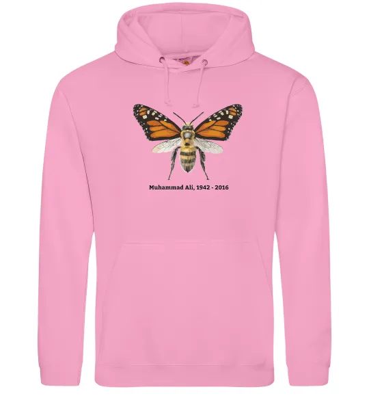 Мужская толстовка (худи) Muhammad Ali Розовый фото