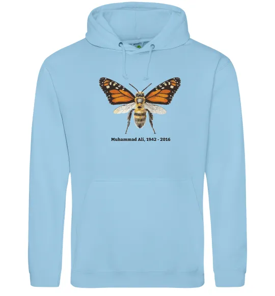 Мужская толстовка (худи) Muhammad Ali Голубой фото