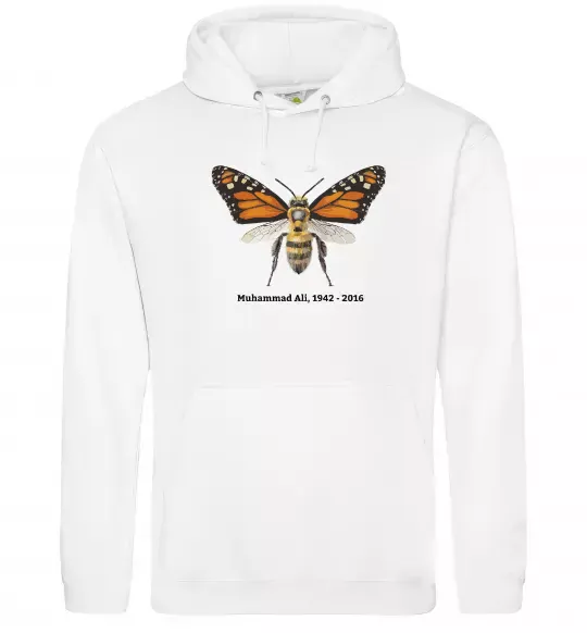 Женская толстовка (худи) Muhammad Ali Белый фото