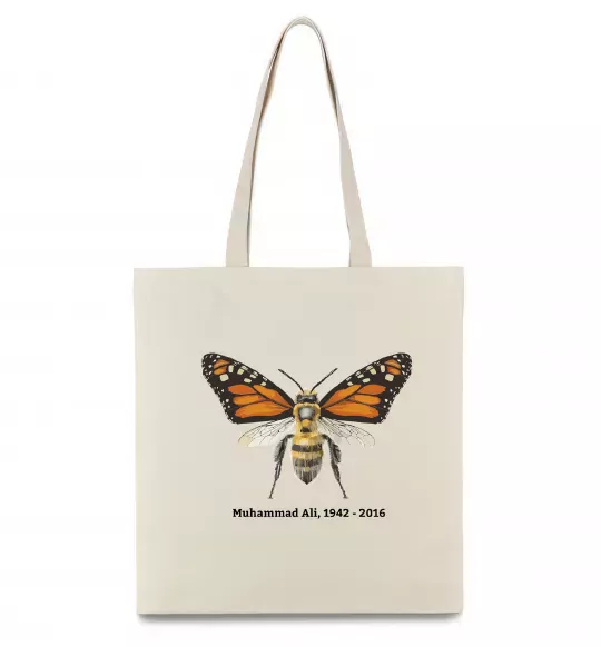 Еко-сумка Muhammad Ali Бежевий фото