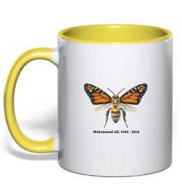Чашка с цветной ручкой Muhammad Ali