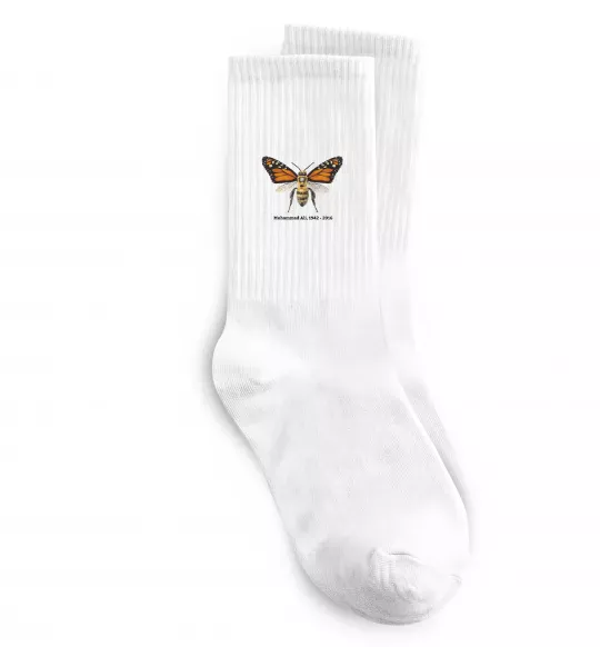 Шкарпетки Muhammad Ali Білий фото