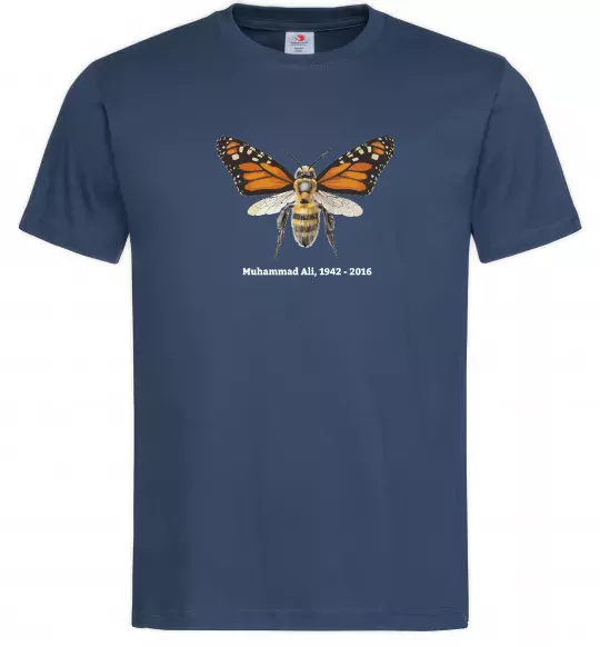 Мужская футболка Muhammad Ali Темно-синий фото