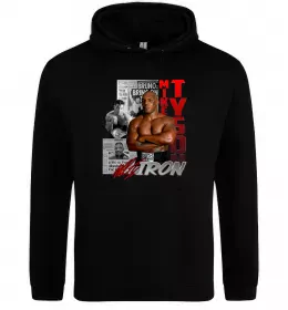Женская толстовка (худи) Mike Tyson Черный фото