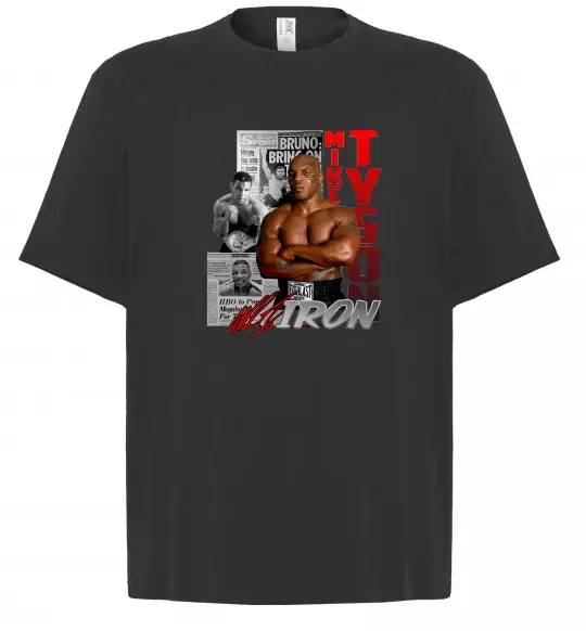 Футболка Оверсайз Mike Tyson Черный фото