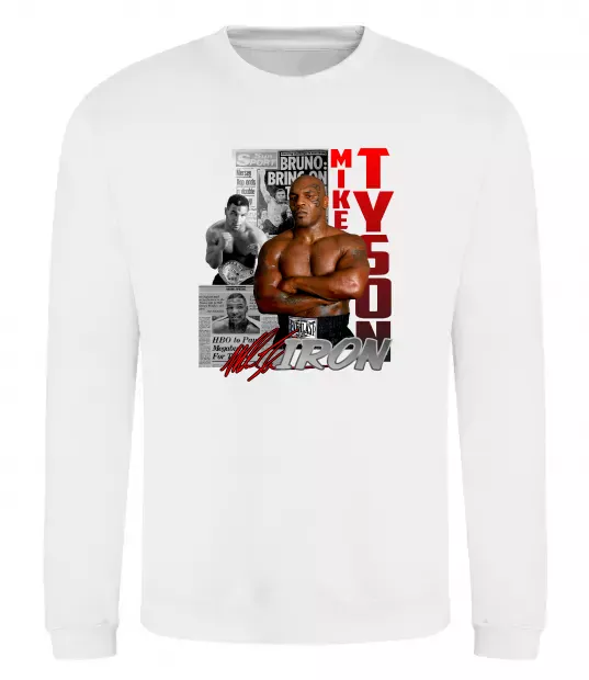 Свитшот Mike Tyson Белый фото