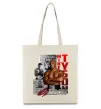 Еко-сумка Mike Tyson Бежевий фото