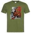 Мужская футболка Mike Tyson Оливковый Мужская футболка Mike Tyson Оливковый фото