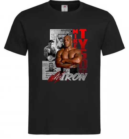 Мужская футболка Mike Tyson Черный фото