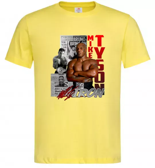 Мужская футболка Mike Tyson Лимонный фото