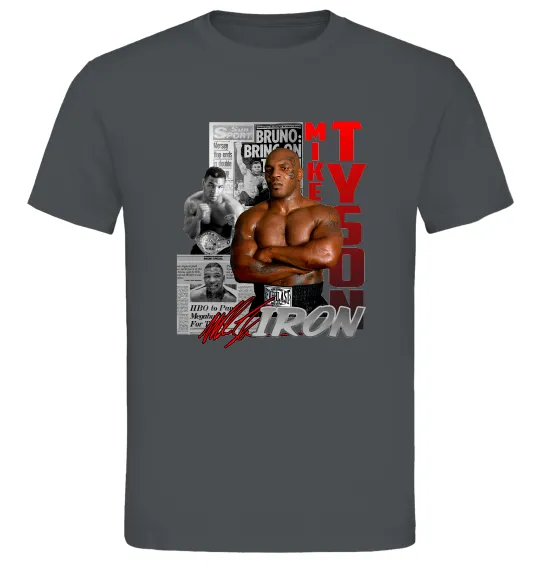 Мужская футболка Mike Tyson Графит фото