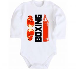 Детский боди Boxing рукавиці та груша Детский боди Boxing рукавиці та груша
