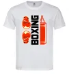 Чоловіча футболка Boxing рукавиці та груша Білий фото