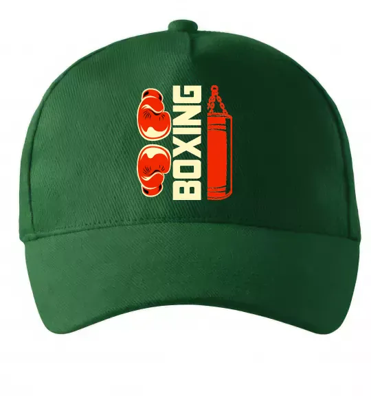 Кепка Boxing рукавиці та груша Темно-зеленый фото